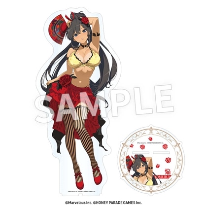 閃乱カグラ　アクリルメガフィギュア 焔（フラメンコ風水着）