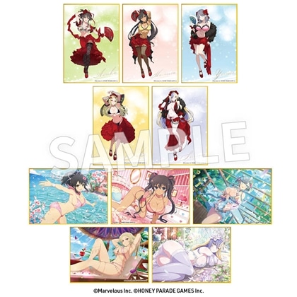 閃乱カグラ　A6判ミニ色紙（単品）