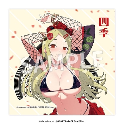 閃乱カグラ　クリーナークロス 四季（フラメンコ風水着）