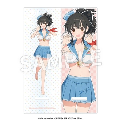 閃乱カグラ　アクリルマルチスタンド 飛鳥（制服風水着）
