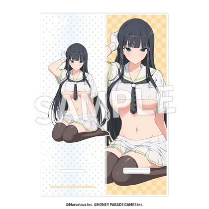 閃乱カグラ　アクリルマルチスタンド 斑鳩（制服風水着）