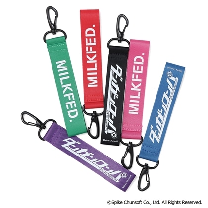 MILKFED. X DANGANRONPA LOGO TAPE KEYCHARM【PINK】