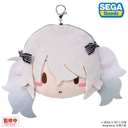 プロジェクトセカイ カラフルステージ！ feat. 初音ミク ふわぷち リール付きフェイスポーチ 誰もいないセカイの初音ミク