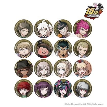 ダンガンロンパシリーズ 15周年記念ドレス 缶バッジ Vol.2 BOX