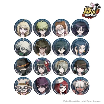 ダンガンロンパシリーズ 15周年記念ドレス 缶バッジ Vol.3 BOX