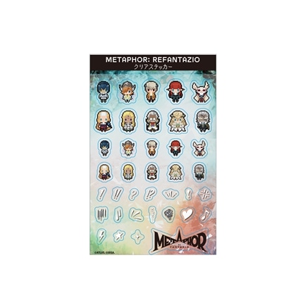 メタファー:リファンタジオ展 ぷちびっと クリアステッカー