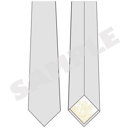 『龍が如く』 冠婚葬祭展 【マンガート ビームスコラボ】ネクタイ グレー