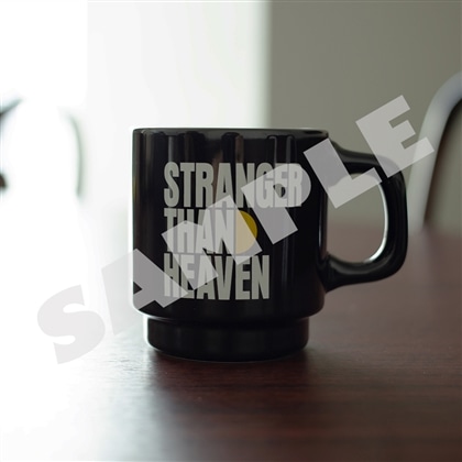 『STRANGER THAN HEAVEN』ロゴスタッキングマグ ブラック
