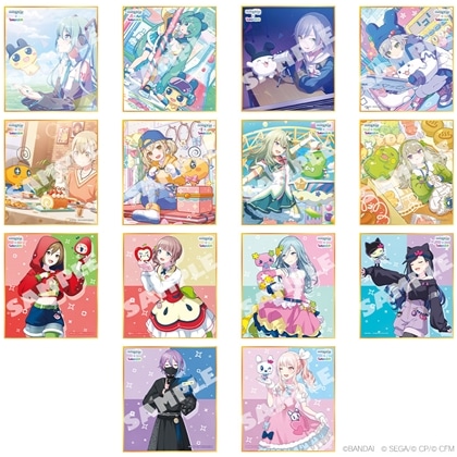 「プロジェクトセカイ カラフルステージ！ feat. 初音ミク×たまごっち」 ミニ色紙コレクション（全14種）【BOX】