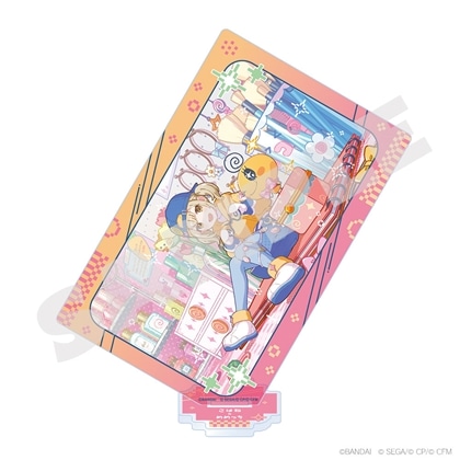 「プロジェクトセカイ カラフルステージ！ feat. 初音ミク×たまごっち」 カード型アクリルスタンド 小豆沢 こはね×めめっち2