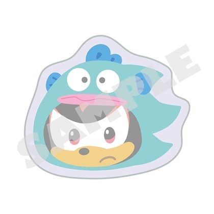 SONIC & FRIENDS×Sanrio characters ダイカットハンドタオル＜シャドウ×ハンギョドン＞