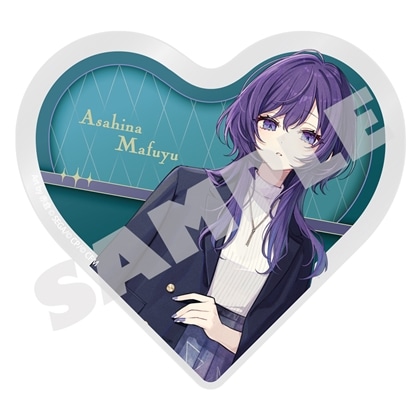 『プロセカ』イラストレーターコラボ ハート型アクリルブロック 朝比奈 まふゆ