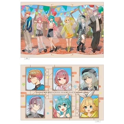 『プロセカ』イラストレーターコラボ クッション ワンダーランズ×ショウタイム