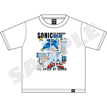 『SONIC THE HEDGEHOG×BRITTO』Tシャツ ソニック Mサイズ