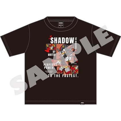 『SONIC THE HEDGEHOG×BRITTO』Tシャツ シャドウ Mサイズ