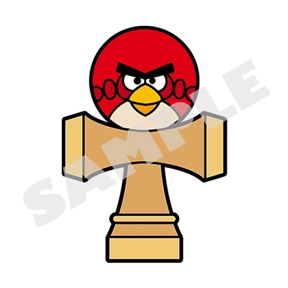 『Angry Birds』 ピンバッジ けん玉