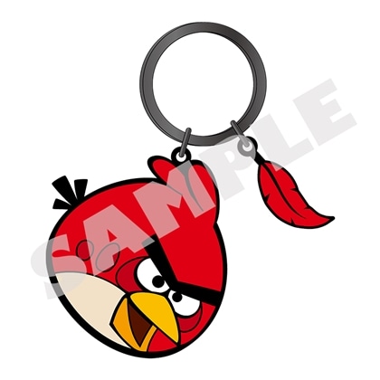 『Angry Birds』 メタルキーホルダー レッド