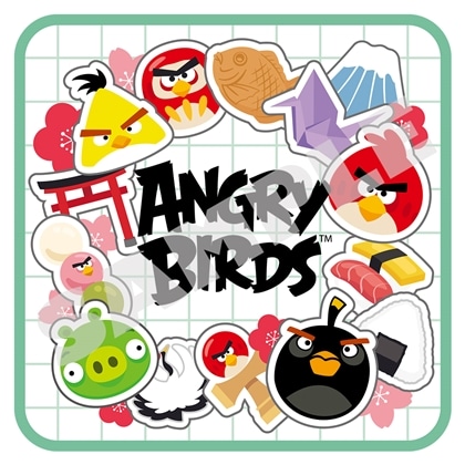 Angry Birds』 ハンドタオル（Japan Icons）(Japan Icons