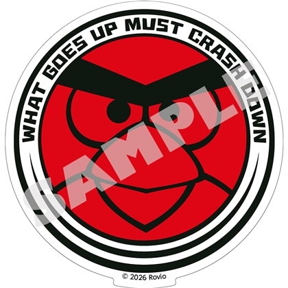 【50枚】まとめ売りステッカーまとめ売り(レッド) Angry Birds』 ステッカー（レッド）(レッド): グッズ・文具