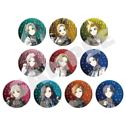 『プロジェクトセカイ 6th Anniversary 感謝祭』箔押し缶バッジコレクション A【単品】バーチャル・シンガー＆Vivid BAD SQUAD（全10種）