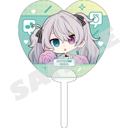 『プロジェクトセカイ 6th Anniversary 感謝祭』ミニキャラ ミニクリアうちわ01 初音ミク