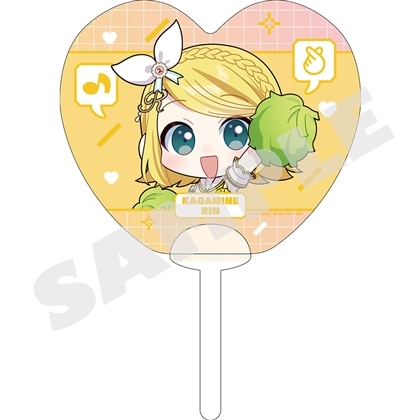 『プロジェクトセカイ 6th Anniversary 感謝祭』ミニキャラ ミニクリアうちわ02 鏡音リン