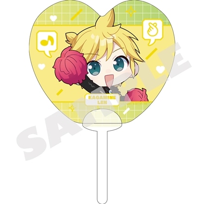 『プロジェクトセカイ 6th Anniversary 感謝祭』ミニキャラ ミニクリアうちわ03 鏡音レン
