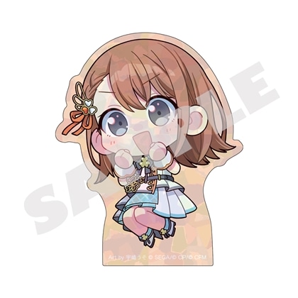 『プロジェクトセカイ 6th Anniversary 感謝祭』ミニキャラ クリアホロステッカー11 花里 みのり