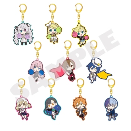 『プロジェクトセカイ 6th Anniversary 感謝祭』ミニキャラ ラバーキーホルダーコレクション A【単品】バーチャル・シンガー＆Vivid BAD SQUAD（全10種）