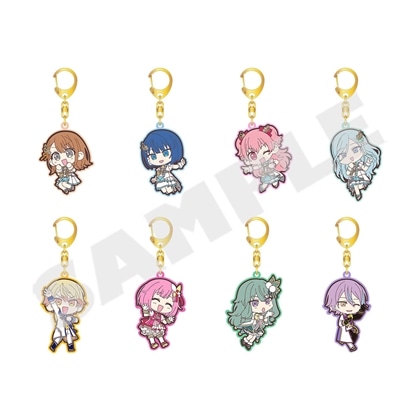 『プロジェクトセカイ 6th Anniversary 感謝祭』ミニキャラ ラバーキーホルダーコレクション C【単品】MORE MORE JUMP！＆ワンダーランズ×ショウタイム（全8種）