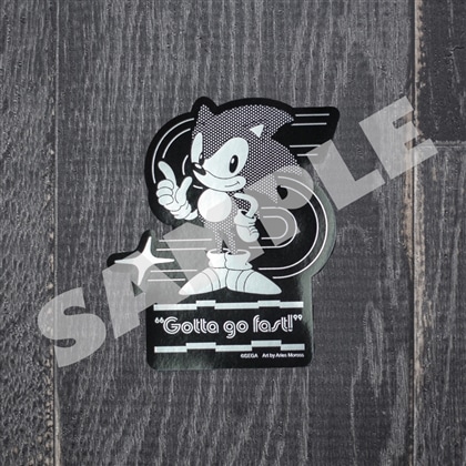 『SONIC THE HEDGEHOG×MOROSS』箔押しステッカー Y2KAOS
