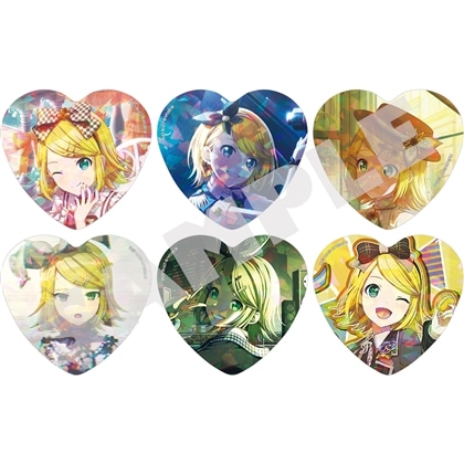 『プロジェクトセカイ カラフルステージ！ feat. 初音ミク』H/Art Collection 缶バッジ vol.2 【BOX】鏡音リン（全6種）