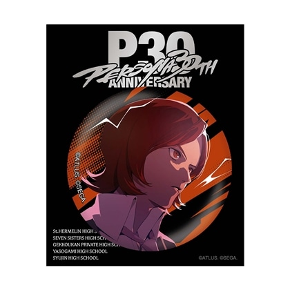 P30th 30周年記念イラストA 主人公レンチキュラー缶バッジ（P2罪）