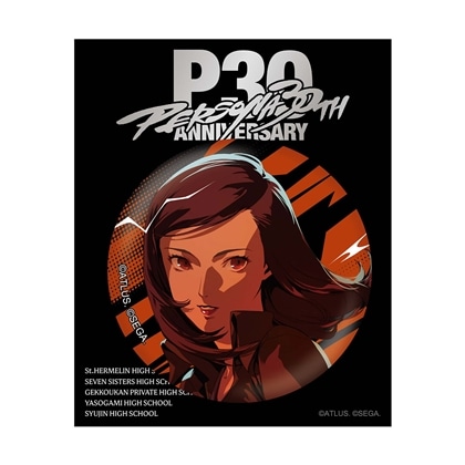 P30th 30周年記念イラストA 主人公レンチキュラー缶バッジ（P2罰）
