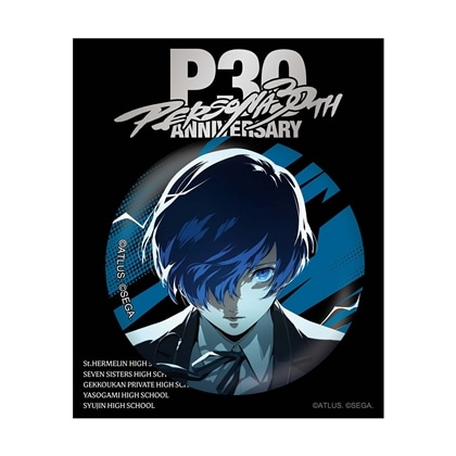 P30th 30周年記念イラストA 主人公レンチキュラー缶バッジ（P3）