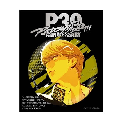 P30th 30周年記念イラストA 主人公レンチキュラー缶バッジ（P4）
