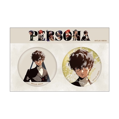P30th 30周年記念イラストC 主人公缶バッジセット（P5）