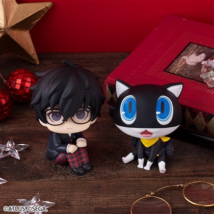 るかっぷ ペルソナ5 ザ・ロイヤル 主人公＆モルガナ セット【限定座布団付き】（アトラスDショップ限定特典付き）