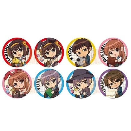 涼宮ハルヒの憂鬱 トレーディング缶バッジ ぎゅぎゅっと 【1BOX】