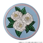 映画『マッチング TRUE LOVE』白薔薇刺繍ブローチ