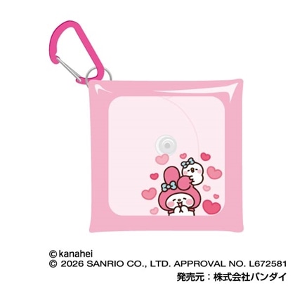 カナヘイの小動物×サンリオキャラクターズ マルチクリアケース SSサイズ 04 ピスケ × マイメロディ