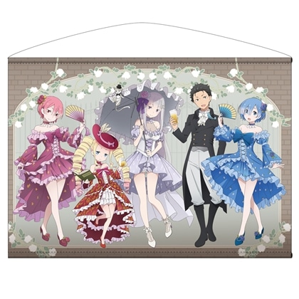 Re:ゼロから始める異世界生活 描き下ろし Re:ゼロから始める異世界生活 B2タペストリー パーティーver.