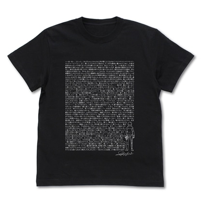 Re:ゼロから始める異世界生活 スバル 演説 Tシャツ BLACK M