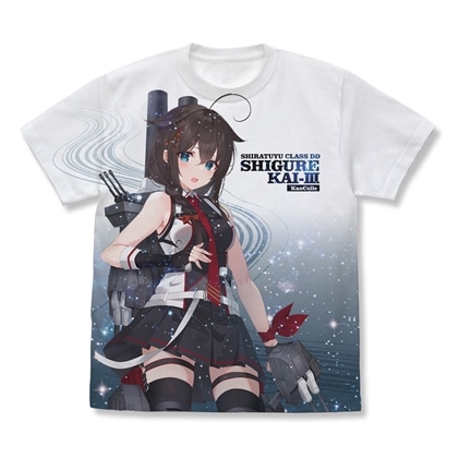 艦隊これくしょん -艦これ- 時雨改三 フルグラフィックTシャツ WHITE M