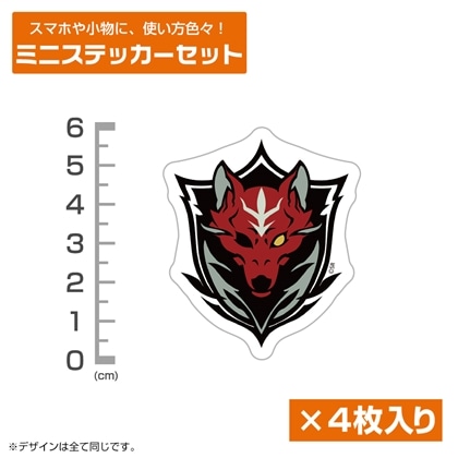 機動戦士ガンダム 復讐のレクイエム レッド・ウルフ隊 ミニステッカーセット