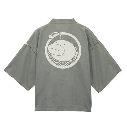 ガールズ＆パンツァー 最終章 あんこうチーム 甚平 利休鼠-大（XL～XXL）