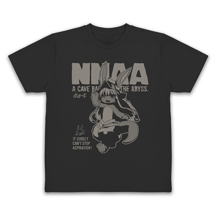 メイドインアビス 烈日の黄金郷 ナナチの「んなぁ～」 ドライTシャツ BLACK S