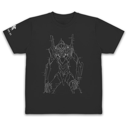 EVANGELION 初号機 ドライTシャツ BLACK M