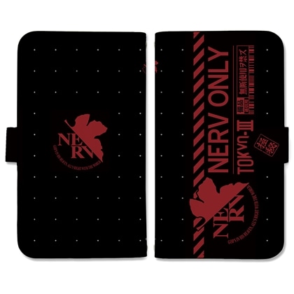 EVANGELION NERV 手帳型スマホケースLL