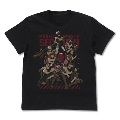 攻殻機動隊 THE GHOST IN THE SHELL TGITS 公安9課 Tシャツ BLACK L